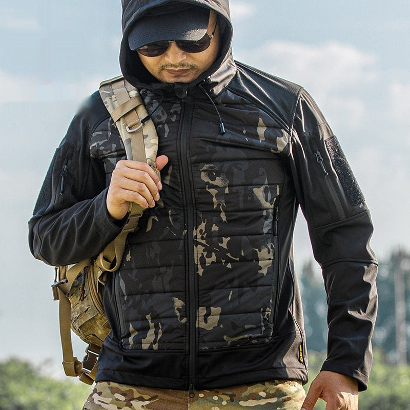 Men's Camouflage Jacket Cotton-padded