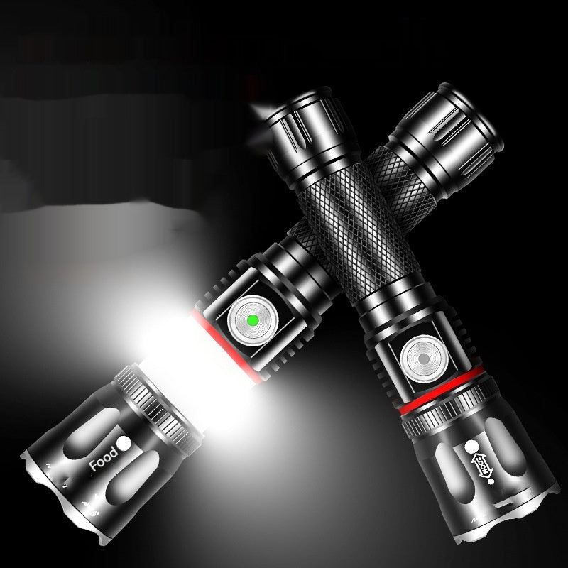 T6 Telescopic Multifunctional Flashlight - 10W Power