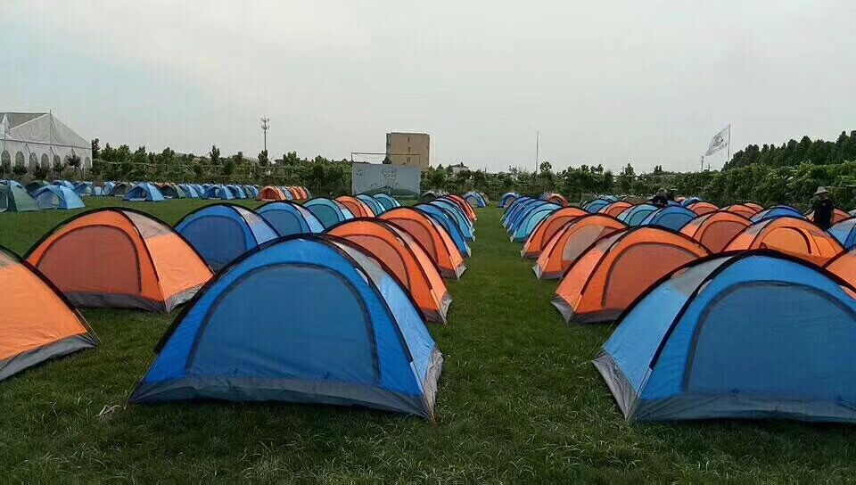 Double-layer Aluminum Pole Waterproof Tent